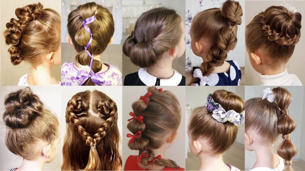 easy hairstyle for school girls