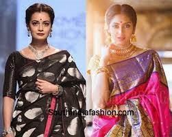 mysore silk saree hairstyle